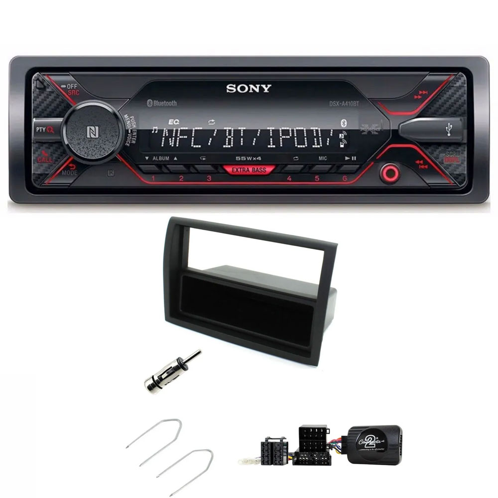 Fiat Ducato 2006 - 2008 Sony Mechless Bluetooth USB iPhone iPod Car Stereo Upgrade Kit