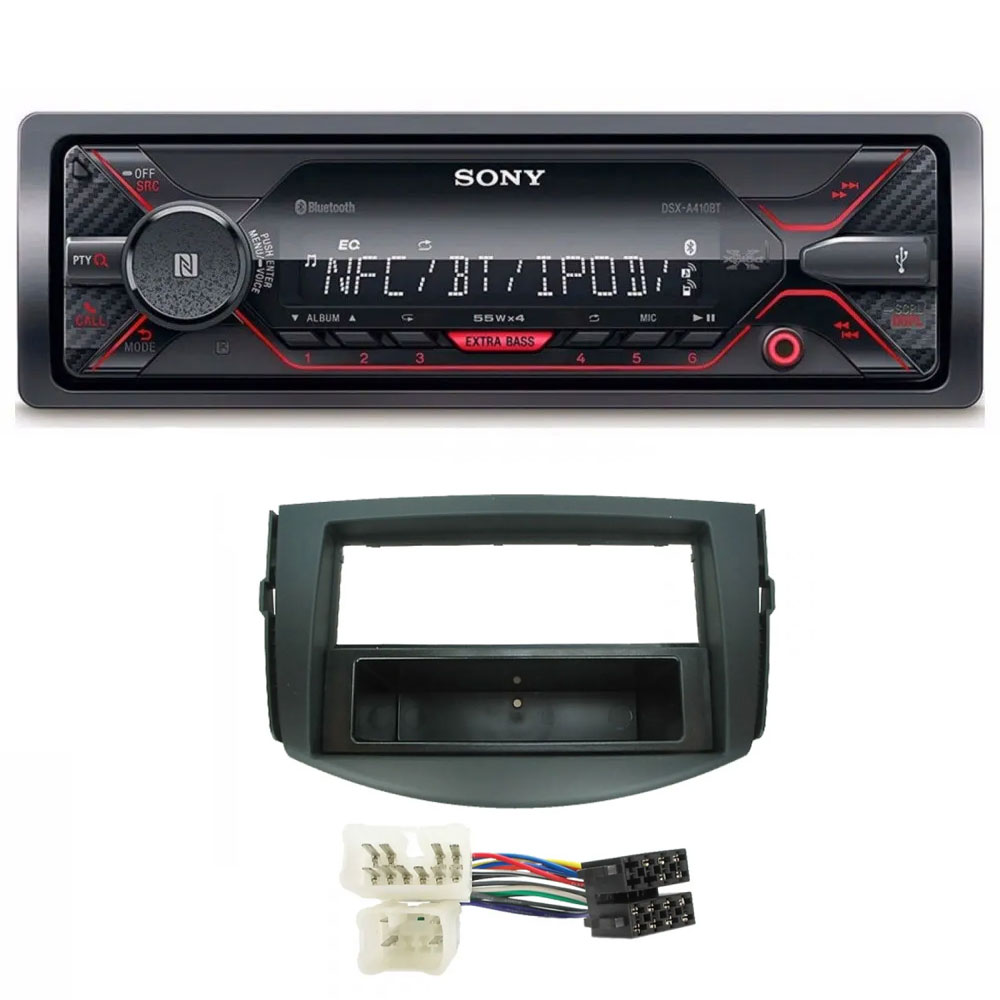 Toyota RAV4 2006-2013 Sony Mechless Bluetooth USB iPhone iPod Car Stereo Upgrade Kit