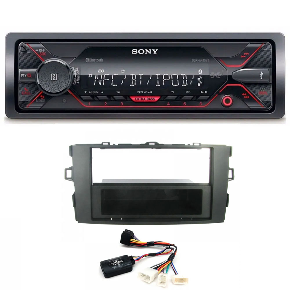 Toyota Auris 2007-2013 Sony Mechless Bluetooth USB iPhone iPod Car Stereo Upgrade Kit