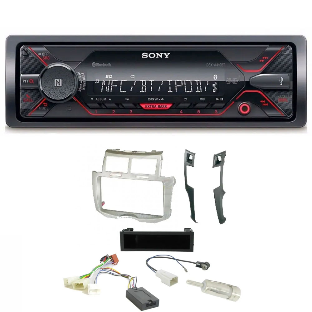 Toyota Yaris 2007-2011 Sony Mechless Bluetooth USB iPhone iPod Car Stereo Upgrade Kit