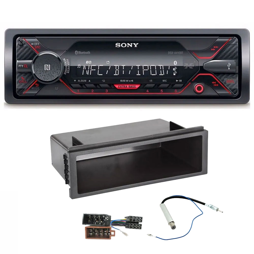 VW Sony Mechless 6.8" Screen Bluetooth USB iPhone iPod Car Stereo Upgrade Kit