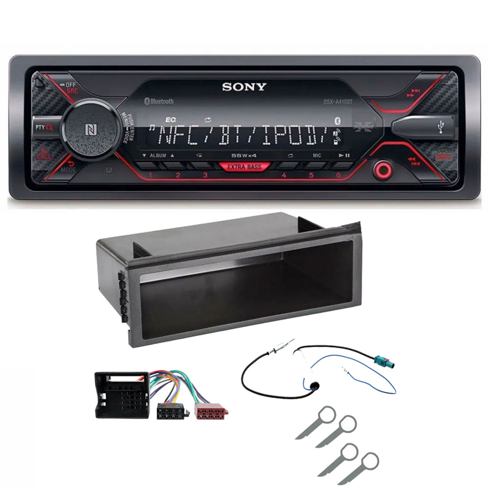 VW Polo, Transporter T5 Sony Mechless Bluetooth USB iPhone iPod Car Stereo Upgrade Kit