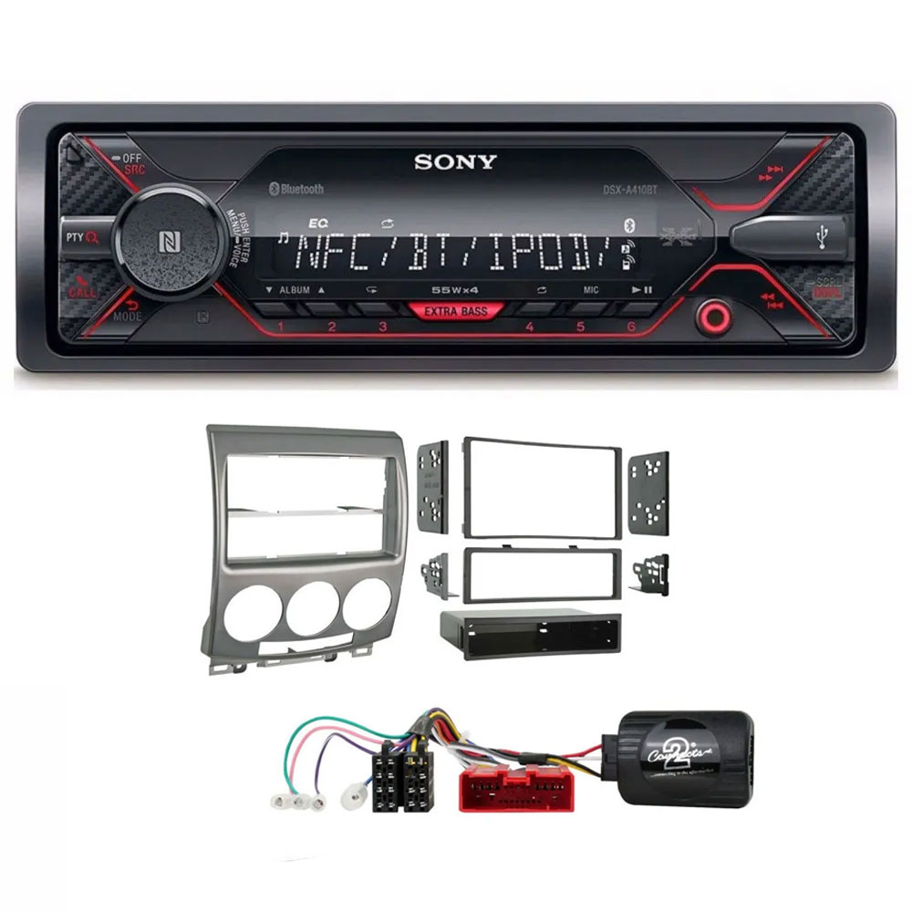 Mazda 5 2005 - 2010 Sony Mechless Bluetooth USB iPhone iPod Car Stereo Upgrade Kit