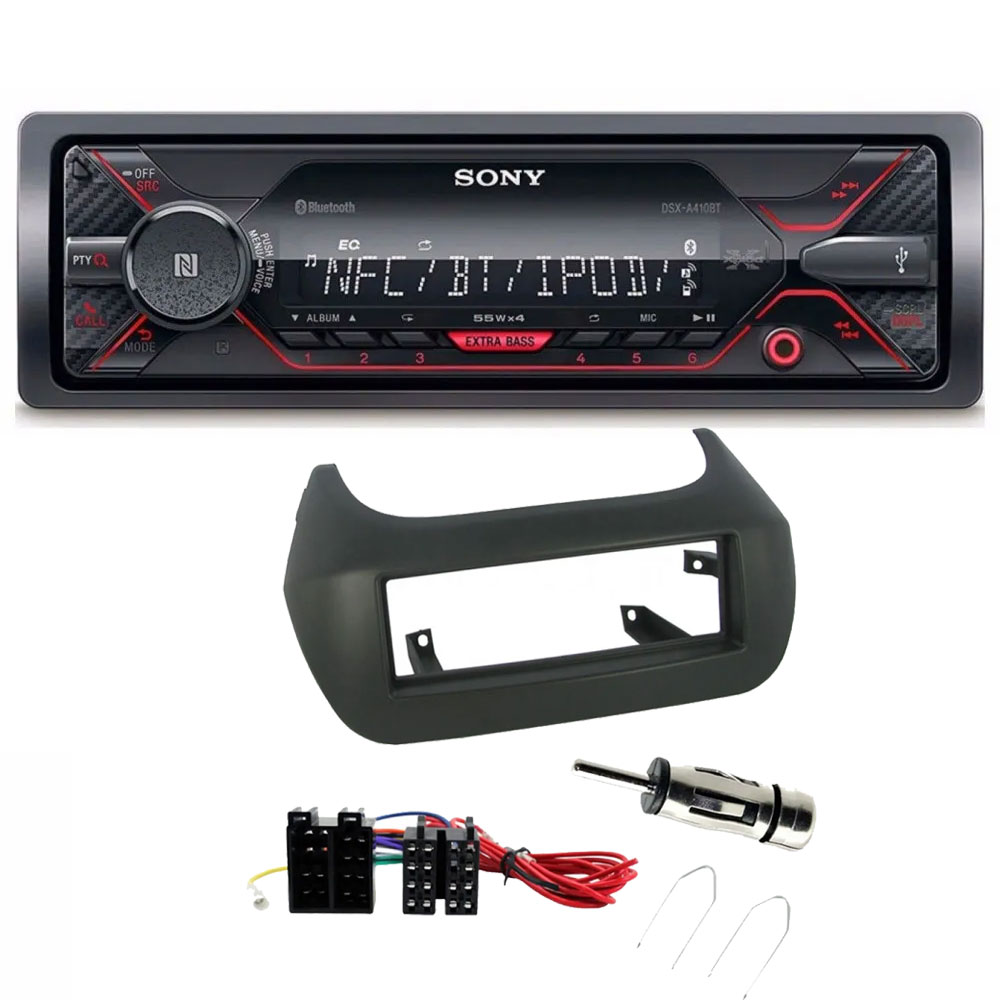 Peugeot Bipper 2009 Onwards Sony Mechless Bluetooth USB iPhone iPod Car Stereo Upgrade Kit