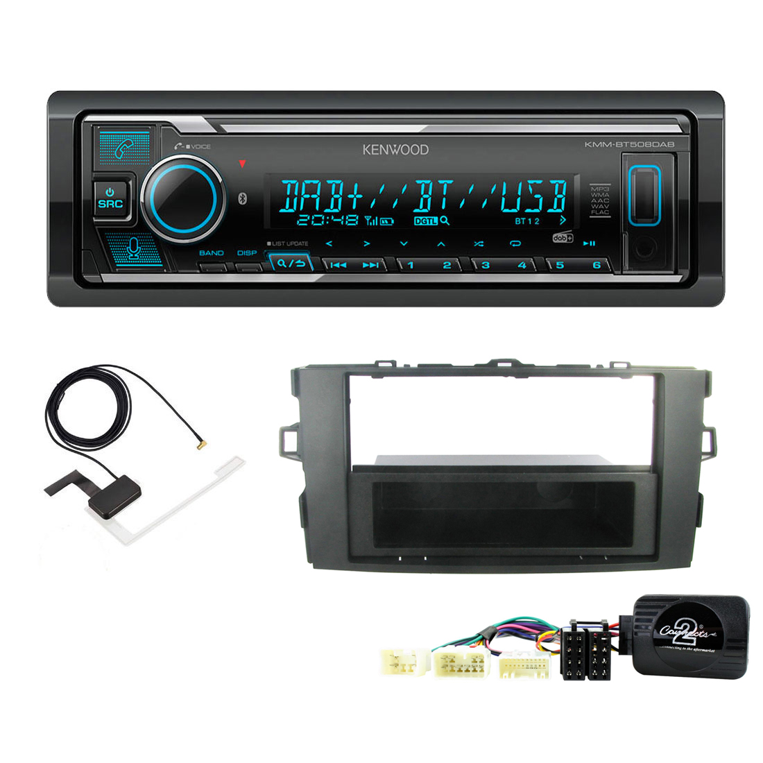KMM-BT508DAB + FKIT-TOYOTA-38