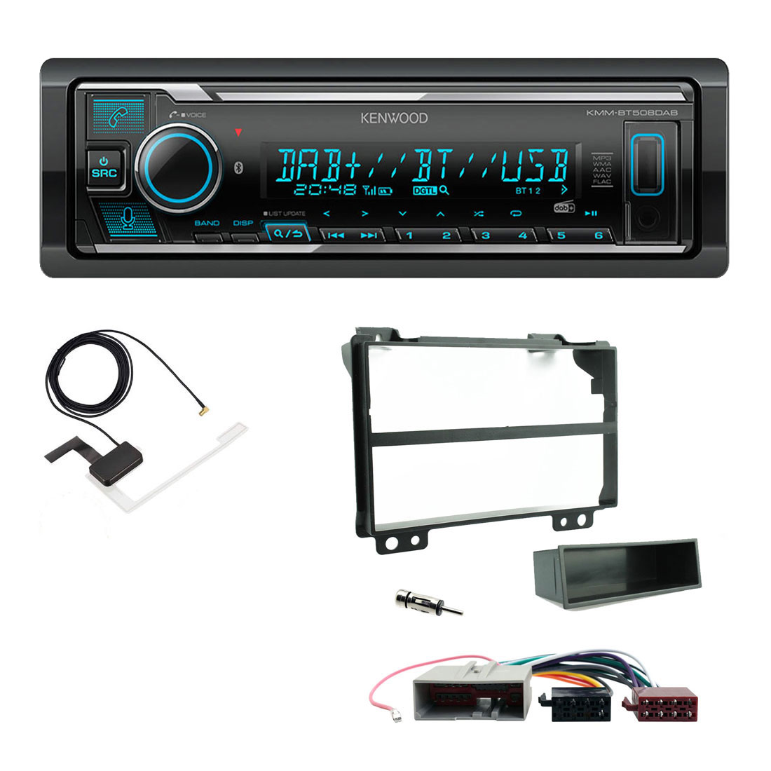 KMM-BT508DAB + FKIT-FORD-11