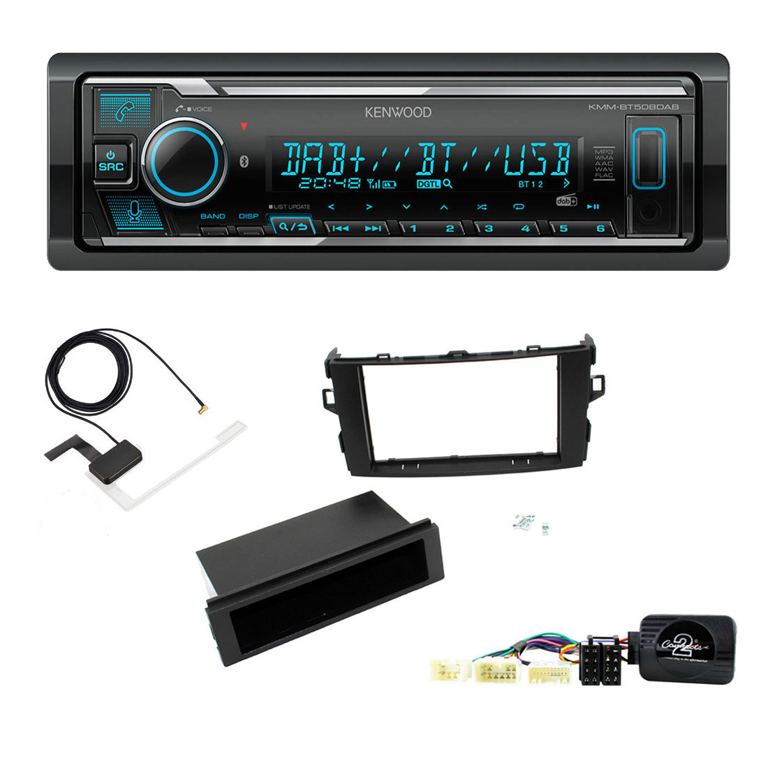 KMM-BT508DAB + FKIT-TOYOTA-40