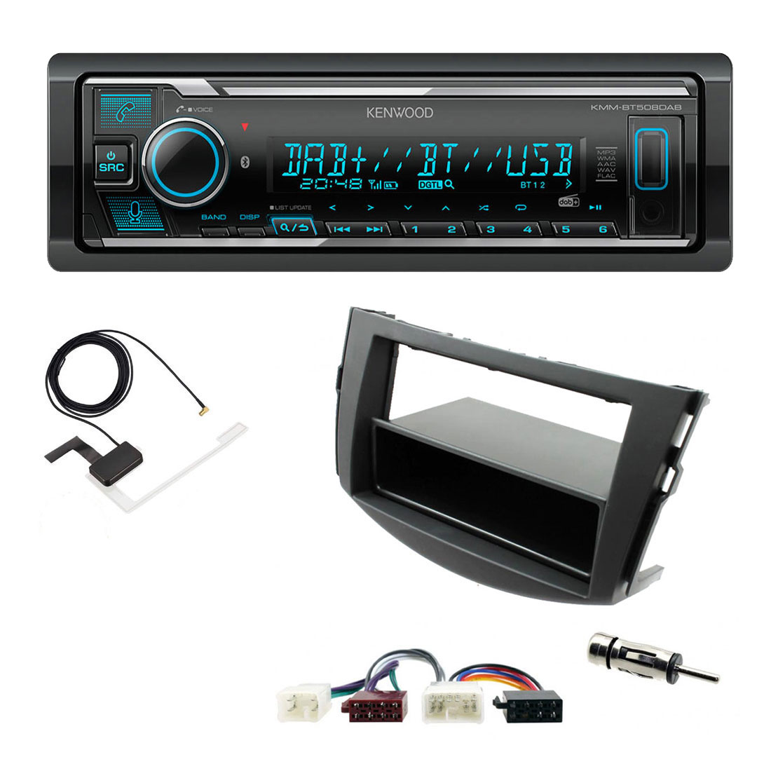 KMM-BT508DAB + FKIT-TOYOTA-59