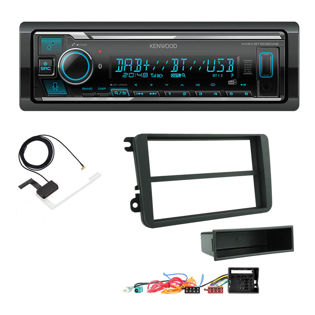 KMM-BT508DAB + FKIT-VW-01