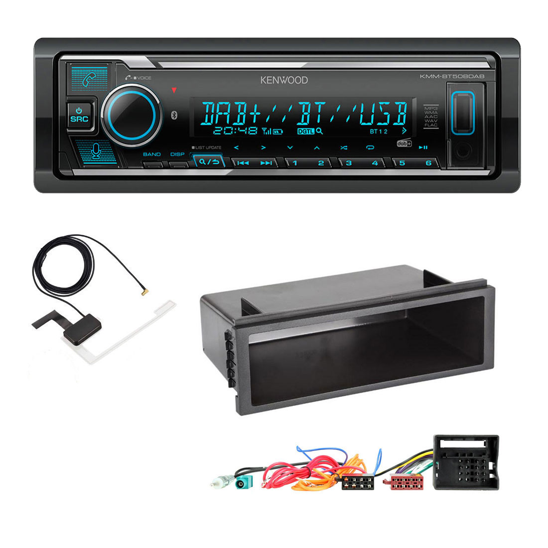 KMM-BT508DAB + FKIT-VW-03