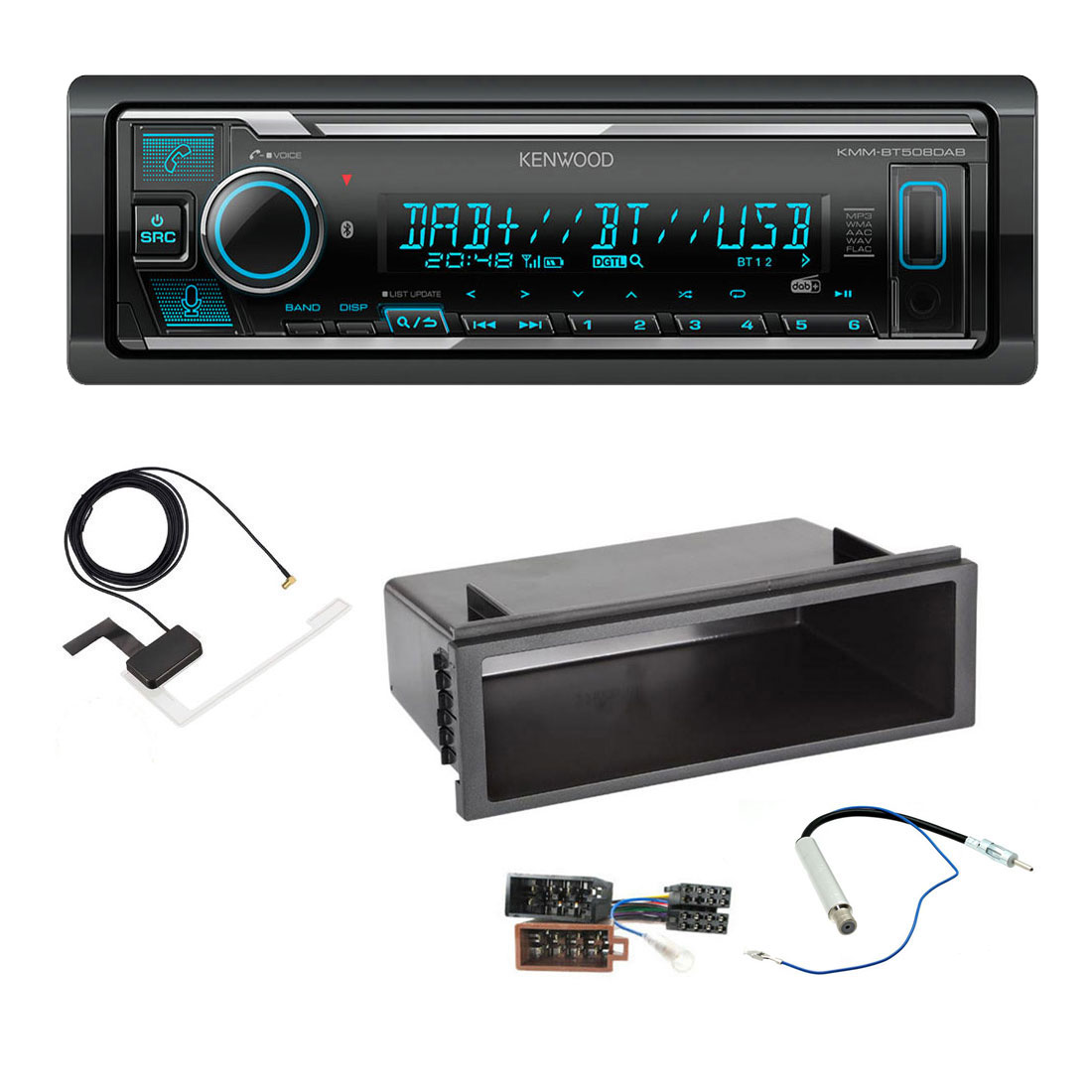KMM-BT508DAB + FKIT-VW-07