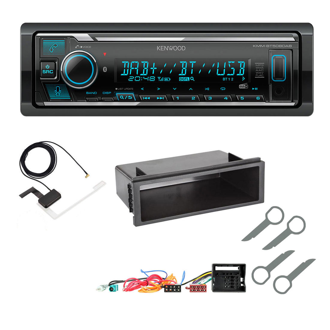 KMM-BT508DAB + FKIT-VW-21