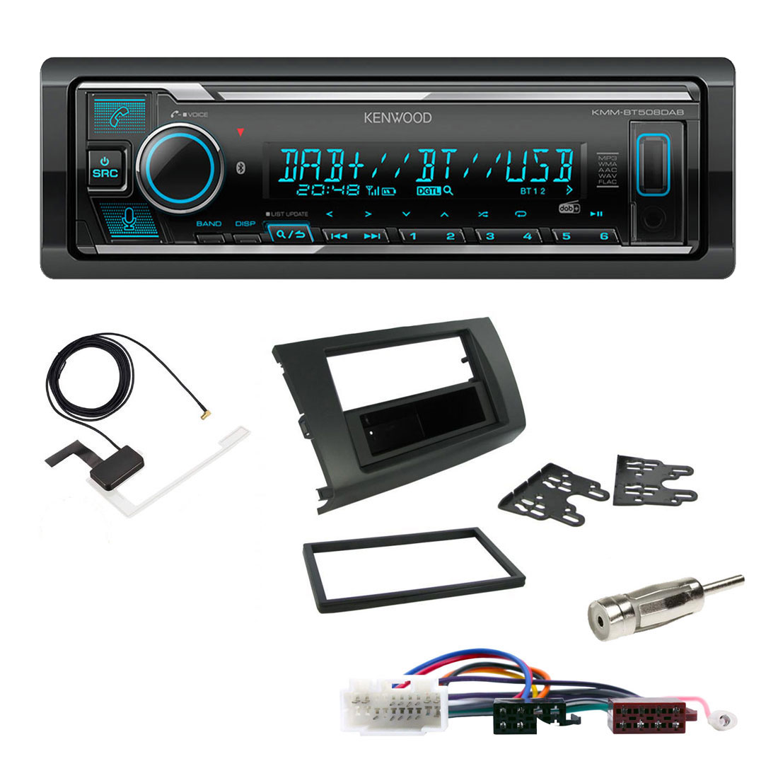 KMM-BT508DAB + FKIT-SUZUKI-01