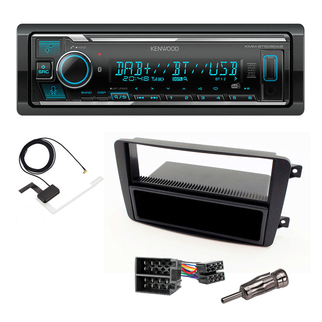 KMM-BT508DAB + FKIT-MERCEDES-01