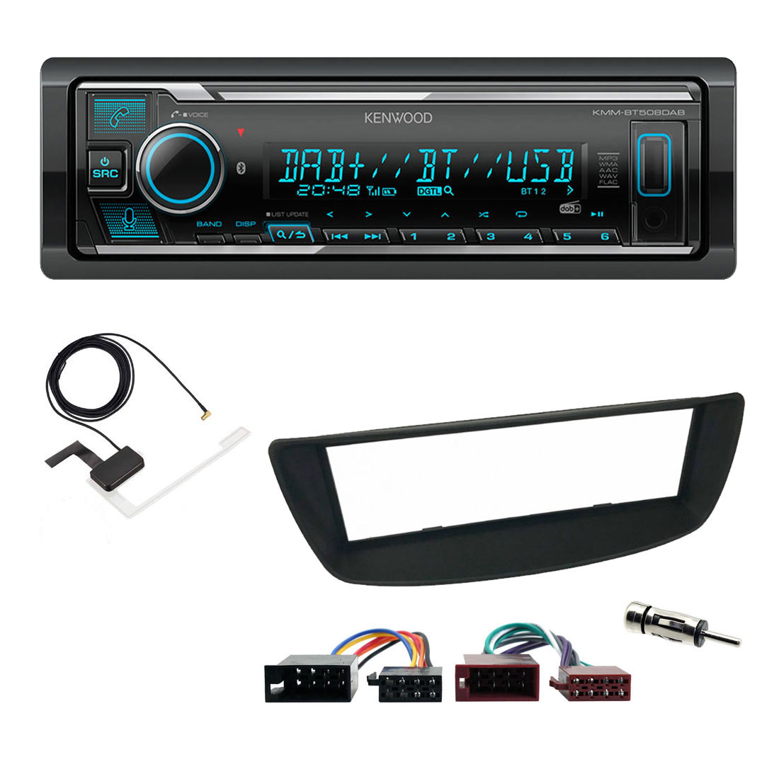 KMM-BT508DAB + FKIT-PEUGEOT-31