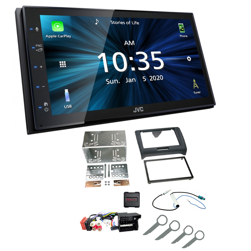 JVC KW-M560BT + CTKAU03 iPod / iPhone Stereos KW-M560BT + CTKAU03