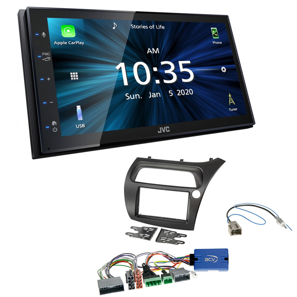JVC KW-M560BT + CTKHD01 iPod / iPhone Stereos KW-M560BT + CTKHD01