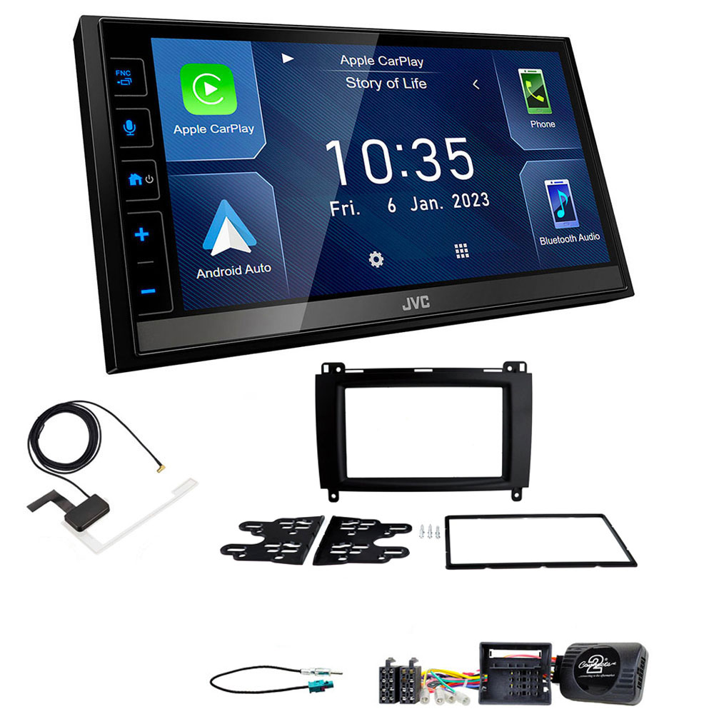 JVC KW-M785DBW + Aerial + CTKMB12 Mercedes KW-M785DBW + Aerial + CTKMB12