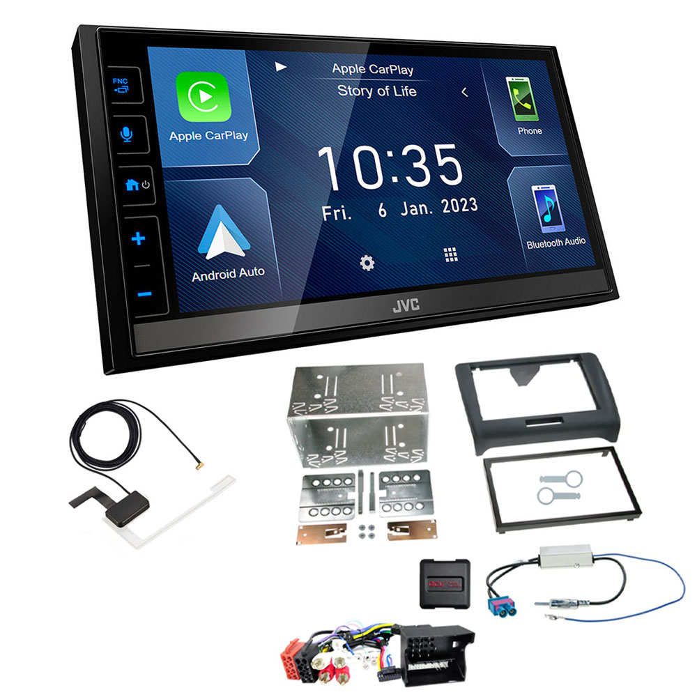 JVC KW-M785DBW + Aerial + CTKAU03 Audi KW-M785DBW + Aerial + CTKAU03