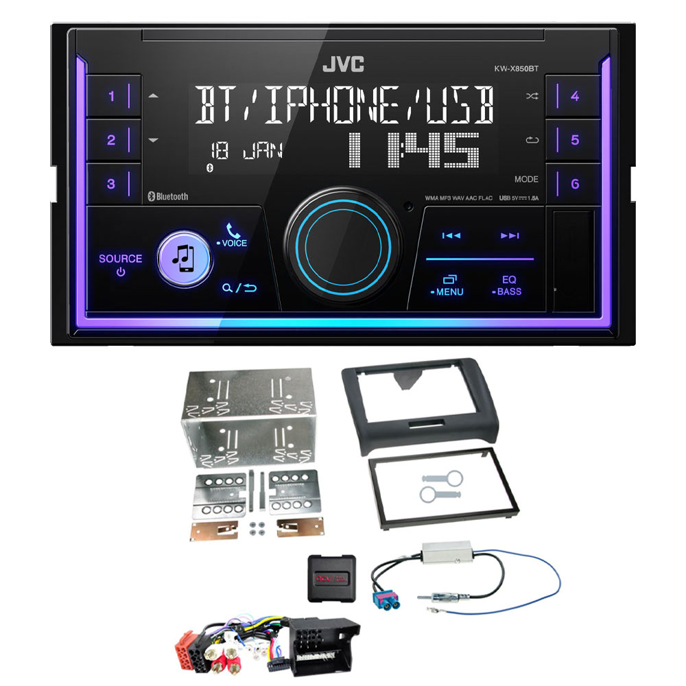 JVC KW-X850BT + CTKAU03 Audi KW-X850BT + CTKAU03