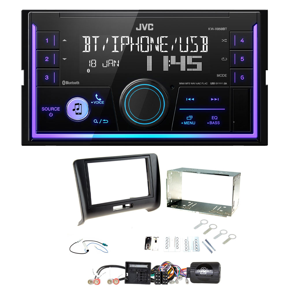 JVC KW-X850BT + CTKAU03 Audi KW-X850BT + CTKAU03
