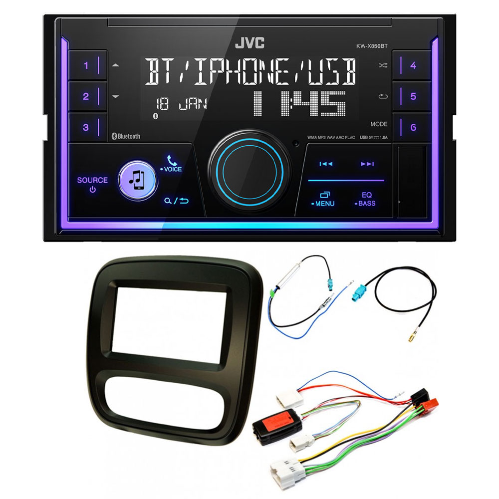 JVC KW-X850BT + FK-942-NAV Renault KW-X850BT + FK-942-NAV