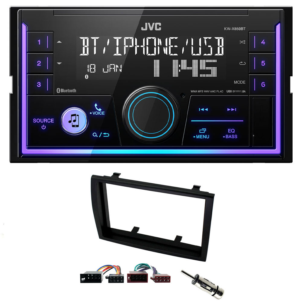 JVC KW-X850BT + FKIT-FIAT-30 Fiat KW-X850BT + FKIT-FIAT-30