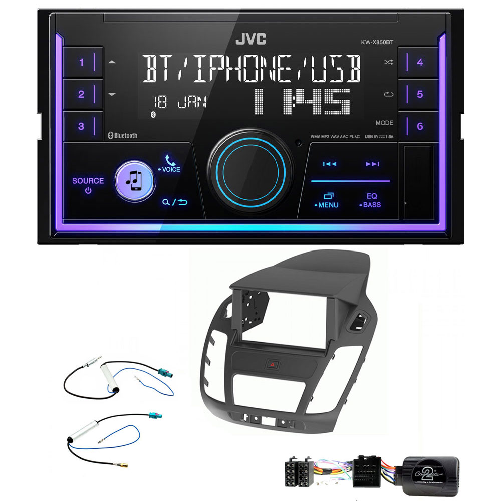 JVC KW-X850BT + FKIT-FORD-102 Ford KW-X850BT + FKIT-FORD-102