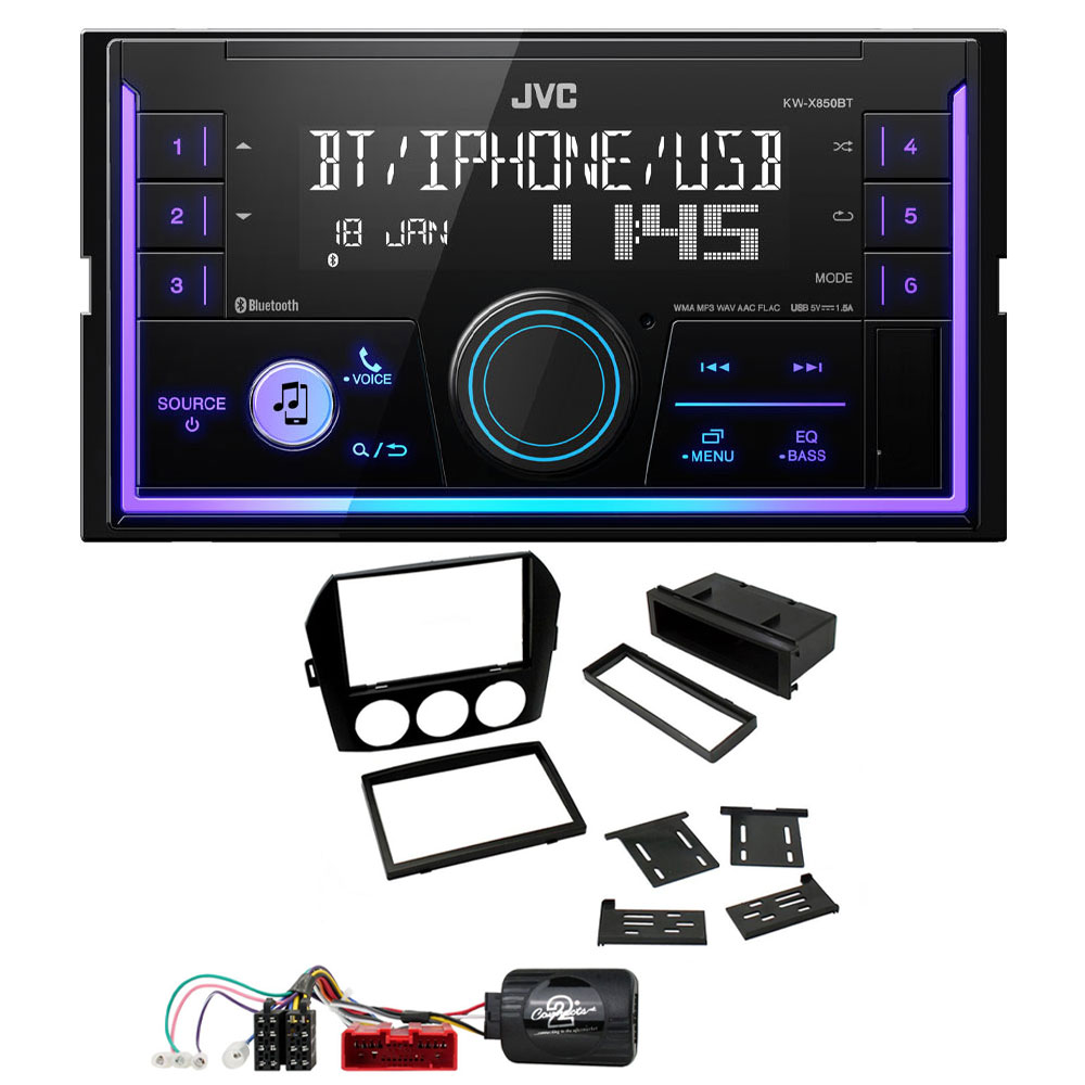 KW-X850BT + FKIT-MAZDA-07