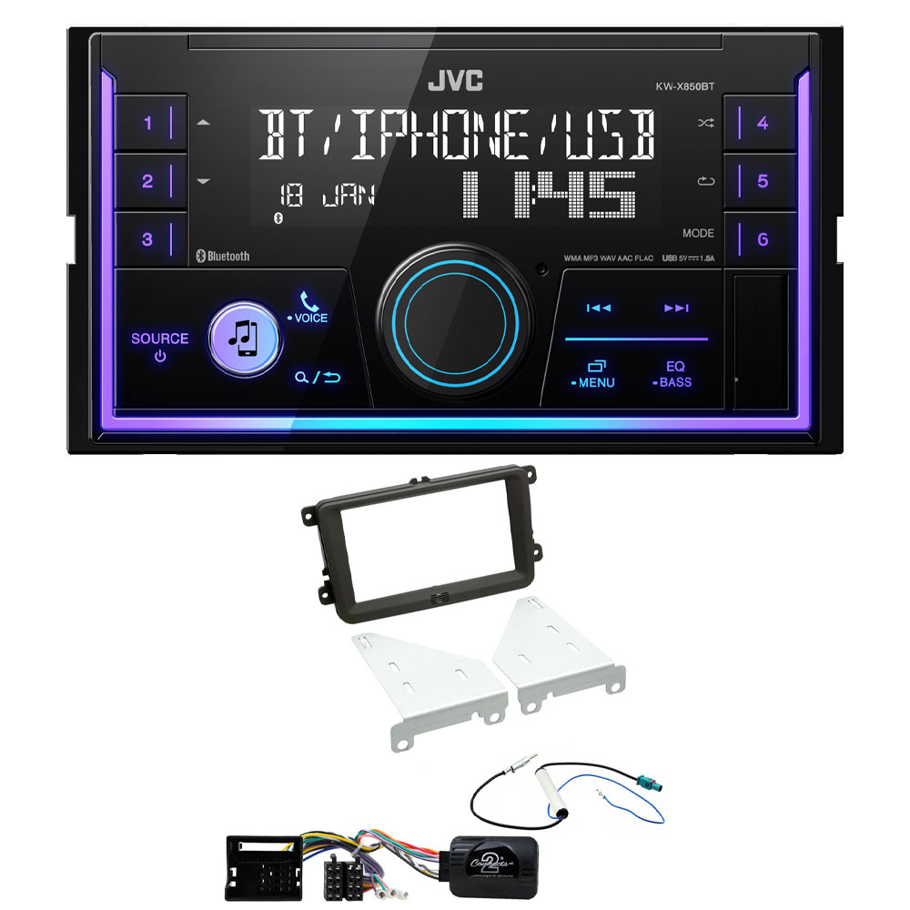 JVC KW-X850BT + FKIT-VW-26 Volkswagen KW-X850BT + FKIT-VW-26