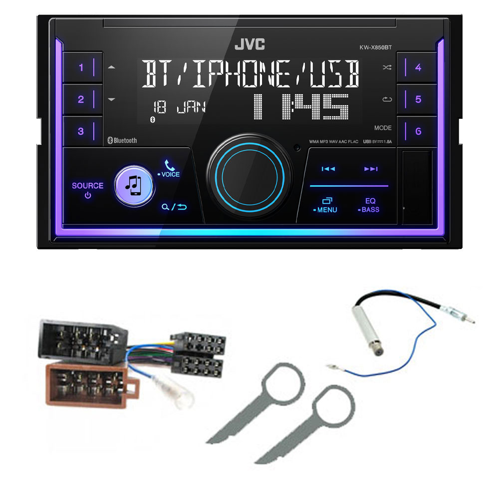 JVC KW-X850BT + FKIT-VW-33 Volkswagen KW-X850BT + FKIT-VW-33