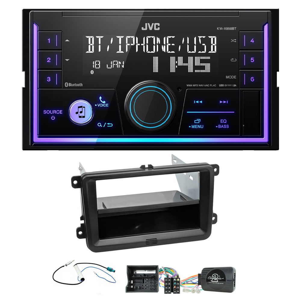 JVC KW-X850BT + FKIT-VW-40 Volkswagen KW-X850BT + FKIT-VW-40
