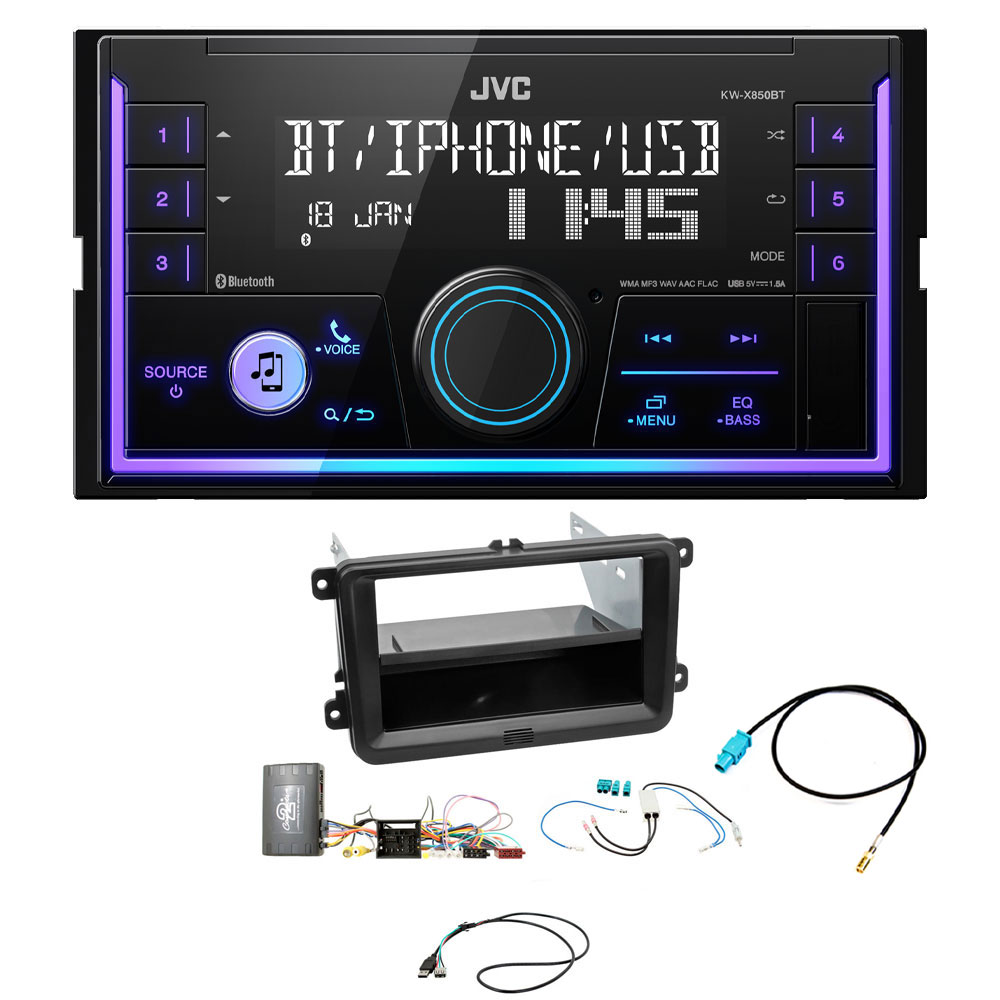 JVC KW-X850BT + FKIT-VW-66 Volkswagen KW-X850BT + FKIT-VW-66