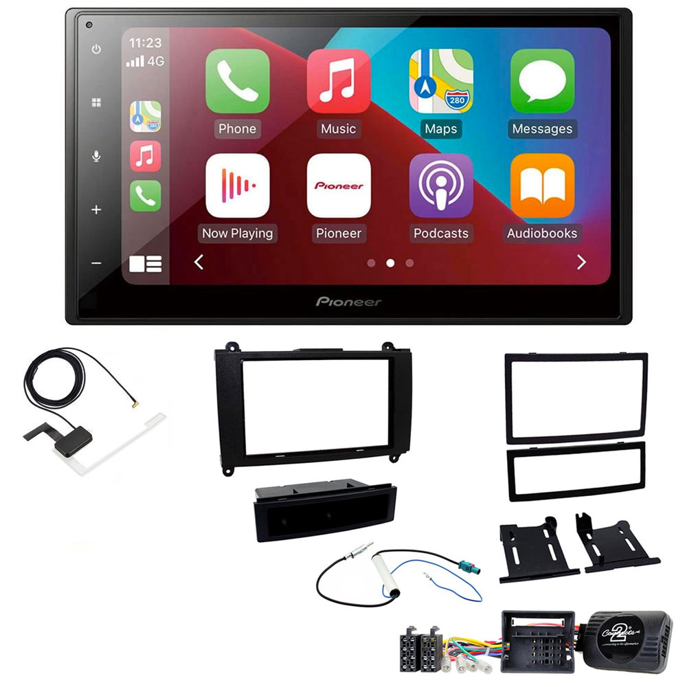Pioneer SPH-DA160DAB + AN-DAB1 + CTKMB18 Apple CarPlay Stereos SPH-DA160DAB + AN-DAB1 + CTKMB18
