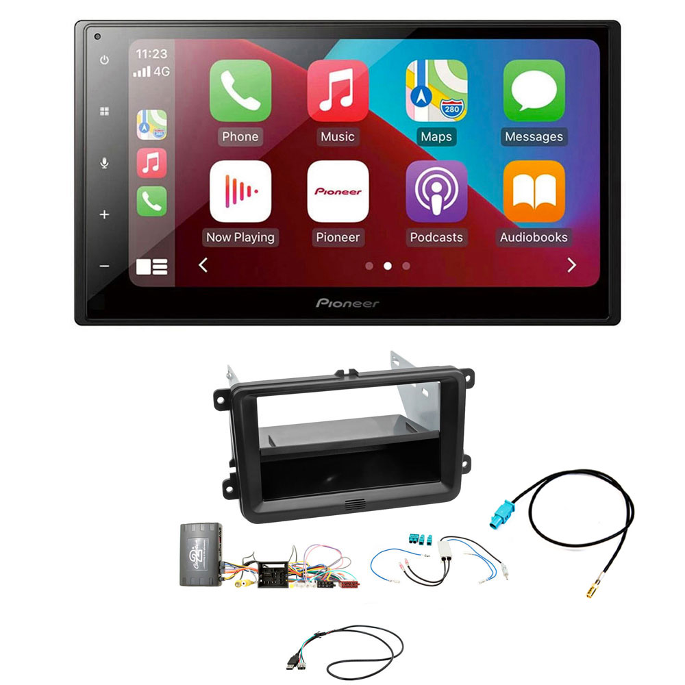 Pioneer SPH-DA160DAB + FKIT-VW-66 Apple CarPlay Stereos SPH-DA160DAB + FKIT-VW-66