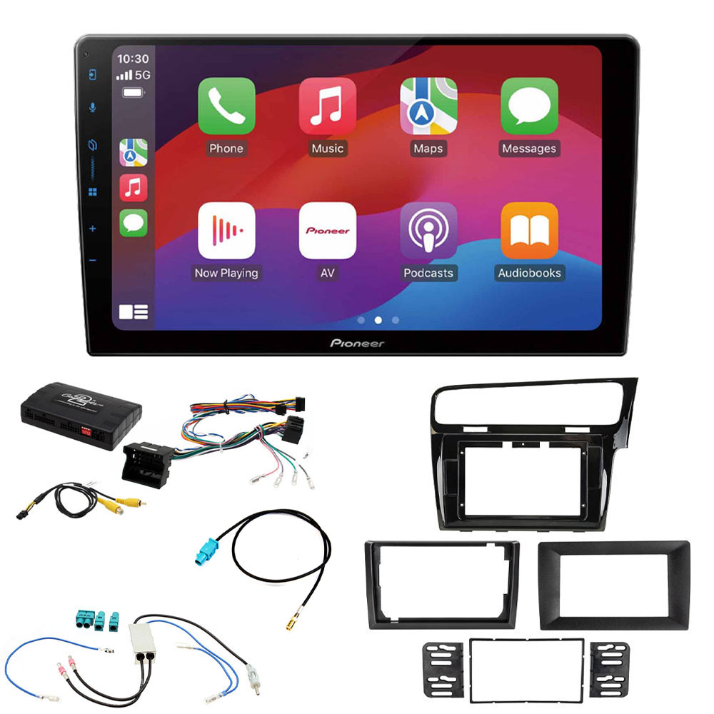 Pioneer SPH-PF97BT + 381320-39-1 + CTUVW02 + CT27AA76 + 21-037 Wireless CarPlay Stereos SPH-PF97BT + 381320-39-1 + CTUVW02 + CT27AA76 + 21-037