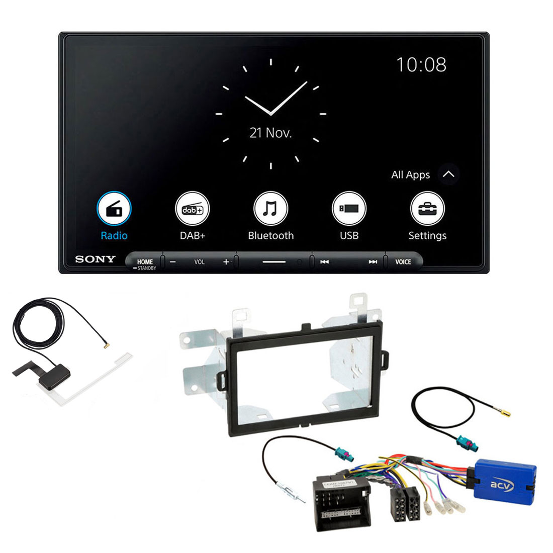 XAV-AX4050 + Aerial + FK-402-SWC