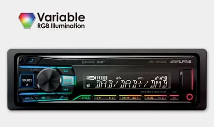 Alpine UTE-204DAB iPod / iPhone Stereos UTE-204DAB