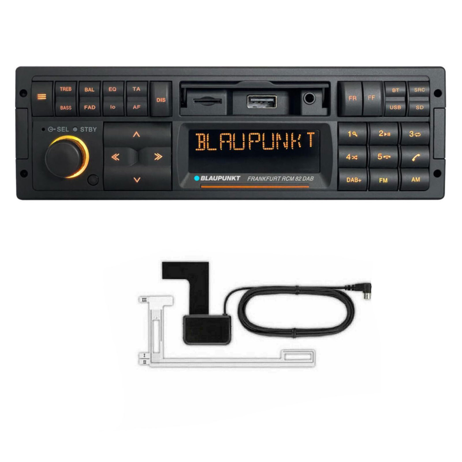 BLAUPUNKT Car Radio 8 Pin DIN TO 4 RCA Adapter Cable to add AMP on PORSCHE