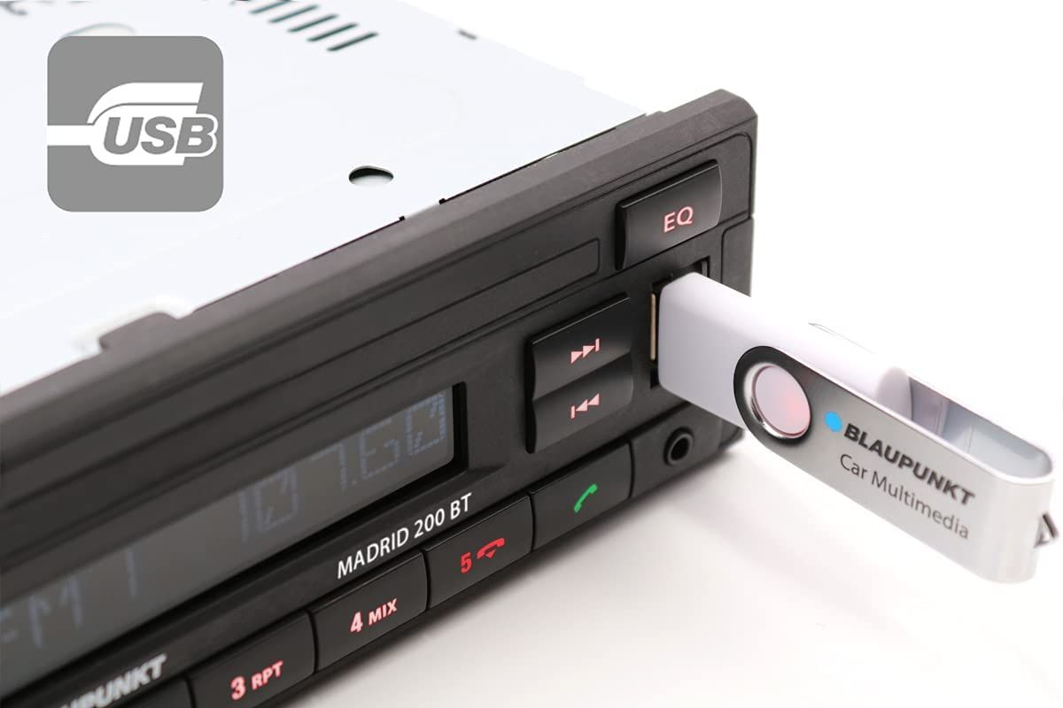 Blaupunkt Madrid 200 BT Bluetooth Mechless DAB+ Madrid 200 BT