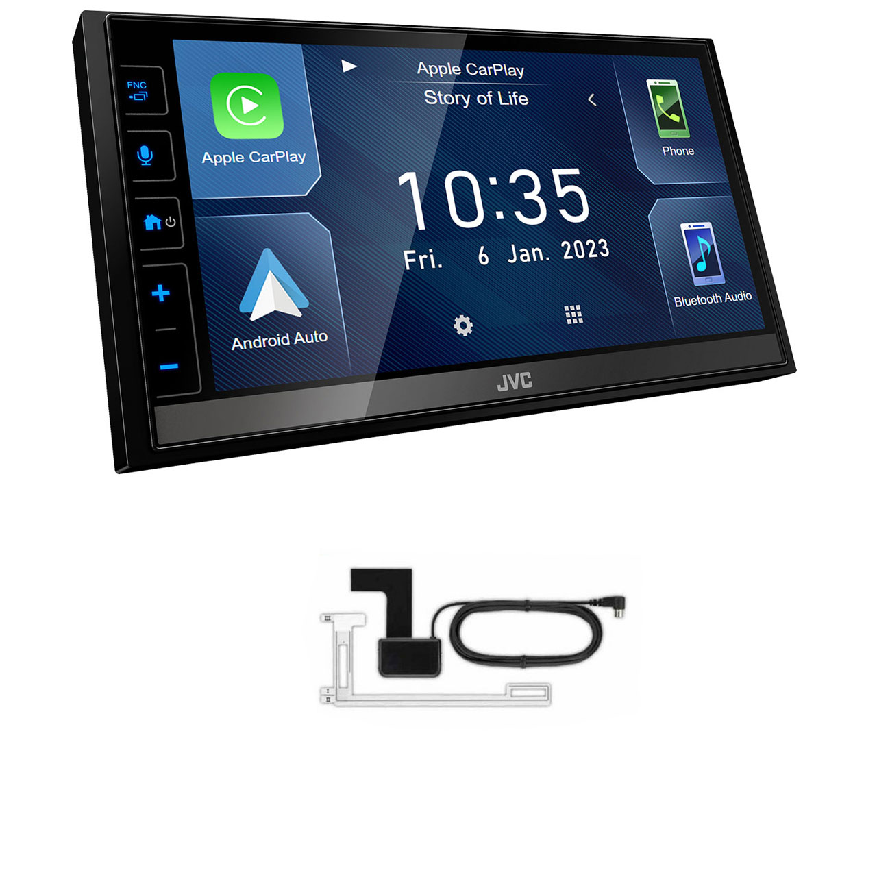 Boscer® Autoradio 2Din Universel  Apple Carplay et Android Auto