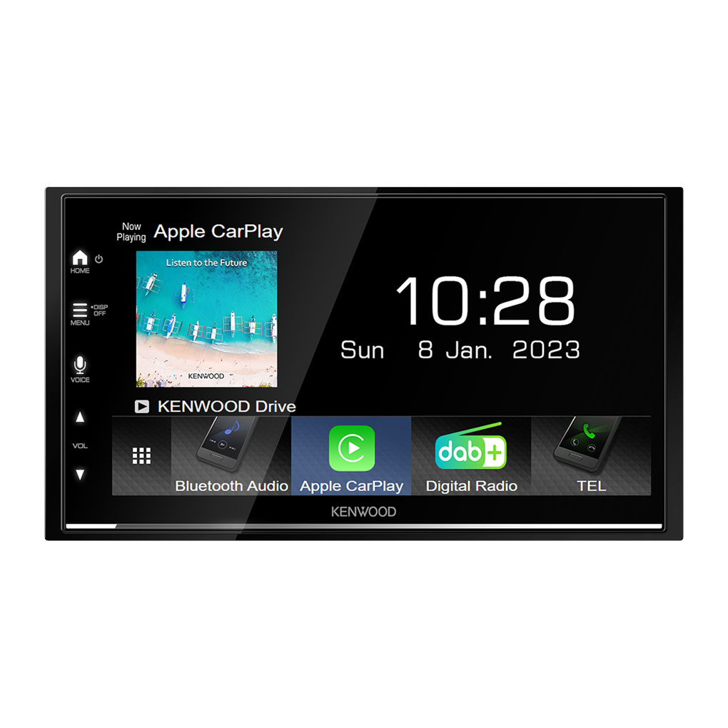 Ford Ranger Kenwood DMX7722DABS Wireless Apple CarPlay Android Auto DAB Stereo Upgrade Kit