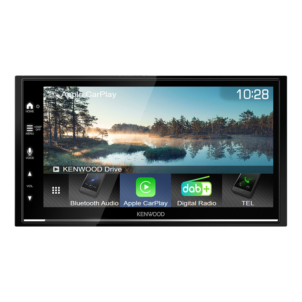 Volkswagen EOS, Fusca, Golf, Jetta Kenwood DMX7722DABS Wireless Apple CarPlay Android Auto Stereo Upgrade Kit
