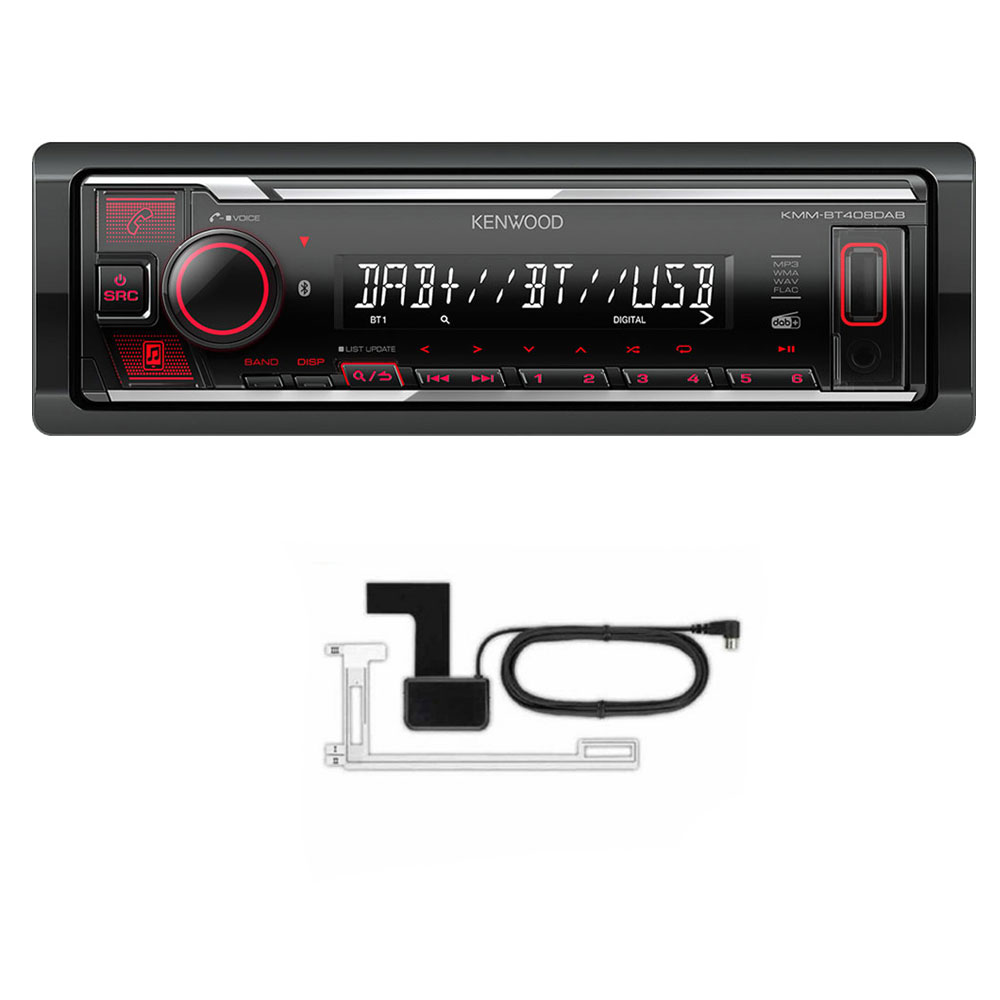 Kenwood KMM-DAB403 autoradio 1Din con Tuner DAB+