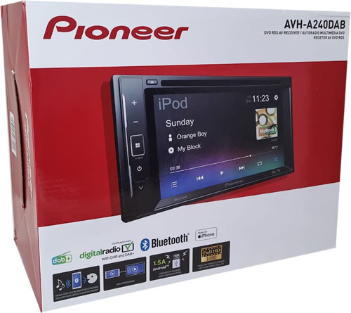 Pioneer AVH-A3200DAB Ampli-tuner multimédia 2 DIN tuner DAB+, kit