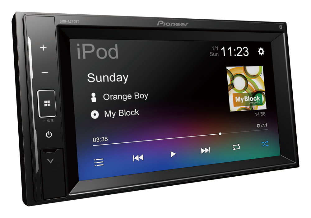 Ford Focus, Mondeo, S-Max Black Pioneer 6.2" Touch Screen Bluetooth iPod iPhone Stereo Upgrade Kit