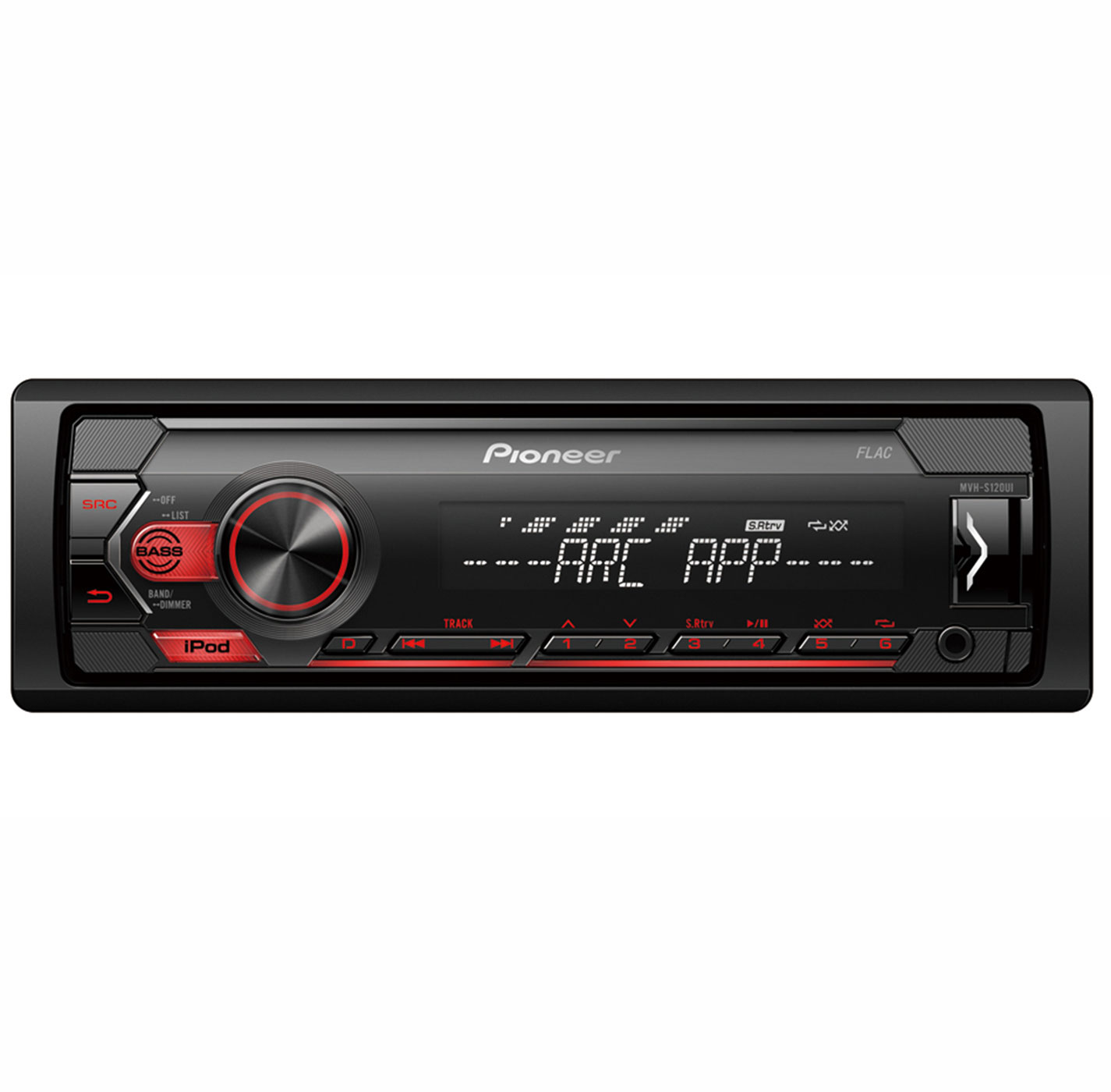 Pioneer MVH-S120UI Mechless Car Stereo IPod IPhone Android Spotify USB