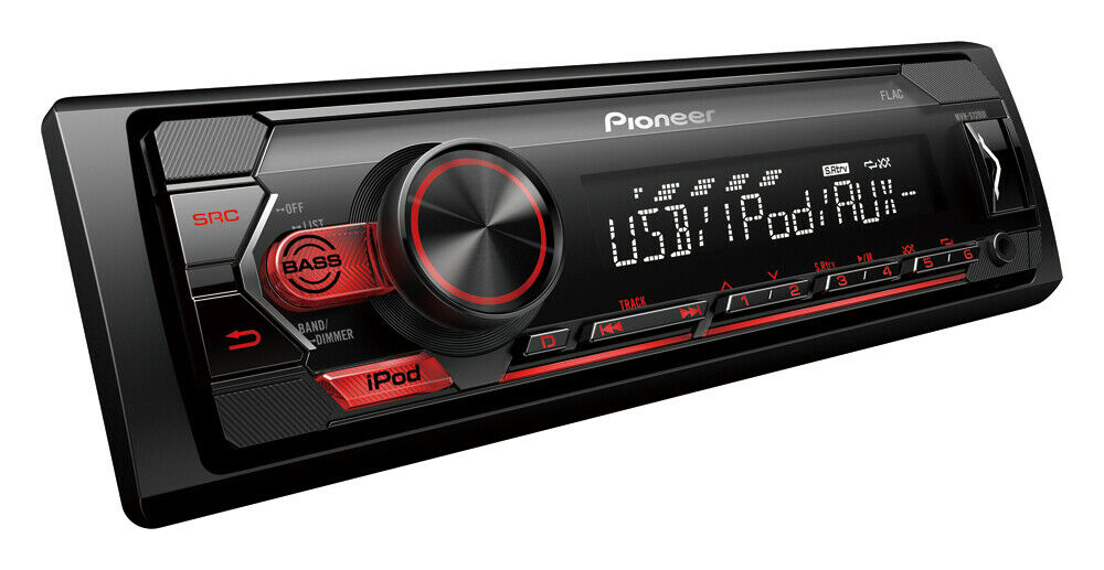 Pioneer MVH-S120UI Mechless Car Stereo IPod IPhone Android Spotify USB