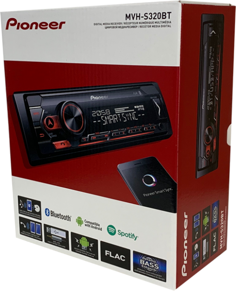 PIONEER Radio CD Coche con BLUETOOTH DEH-S320BT Usb/android/spotify