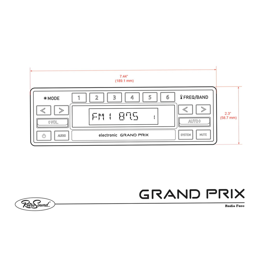 RetroSound RSM2B-GP Stereo RSM2B-GP